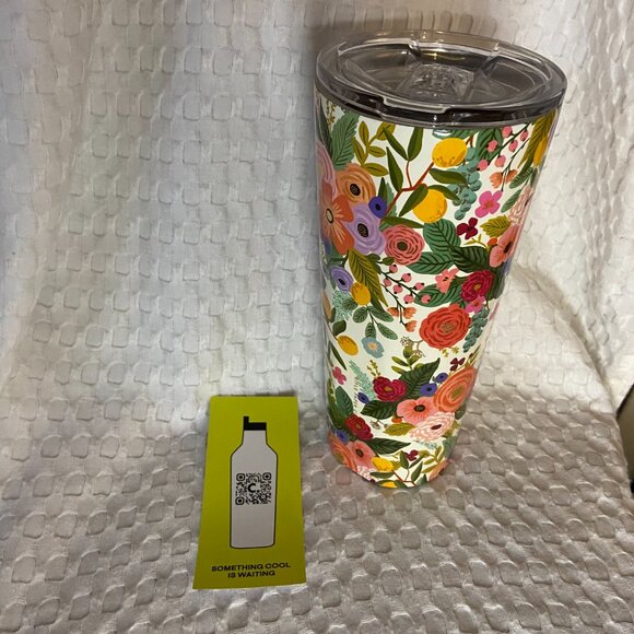 NWT Floral Garden Party Corkcicle x Rifle Paper Co. 24 oz Tumbler - Picture 2 of 6